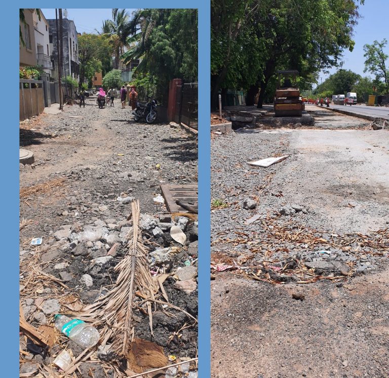 रस्ते ,गटारे,पदपथ अर्धवट कामे तातडीने पूर्ण करा -संदीप खर्डेकरांची मागणी