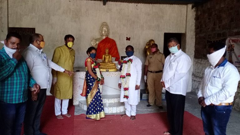 भाजपा प्रदेशाध्यक्षांच्या उपस्थितीत रंगला मंगल परिणय सोहळा