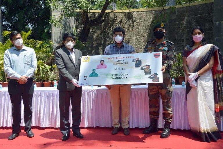 भारतीय सैन्य दलाचे वतीने पुणे महापालिकेस मानवंदना-आमचे मनोबल वाढविणारी : शेखर गायकवाड