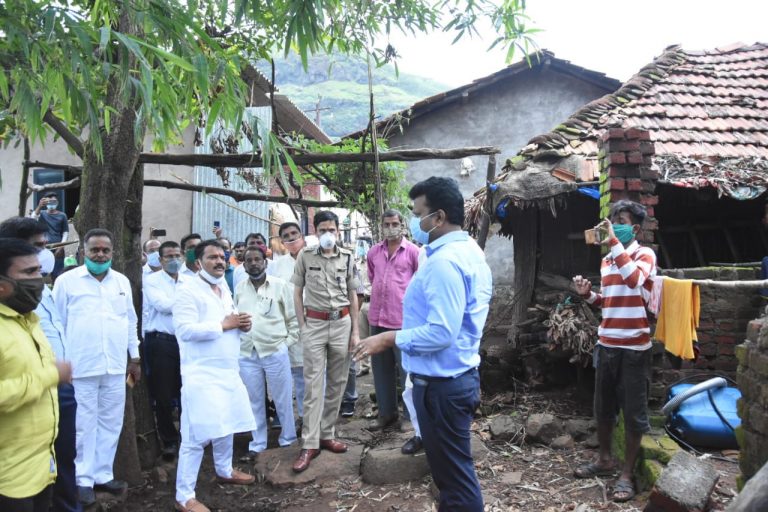 भोर तालुक्यातील कोंढरी गावचे  कायमस्वरुपी पुनर्वसन करणार 							                     -जिल्हाधिकारी नवल किशोर राम