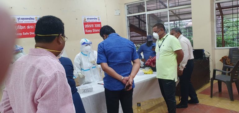 स्वॅब टेस्टिंग कलेक्शन सेंटर धनकवडीत सुरु होतेय