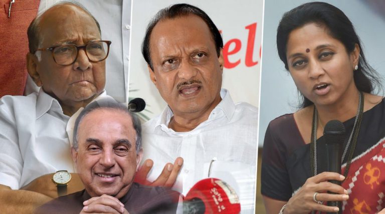 पवार काका-पुतण्यामध्ये मतभेद, दोघांचेही वेगवेगळे विचार; त्यामुळे राष्ट्रवादीत  कलह – भाजप खासदार सुब्रमण्यमस्वामी