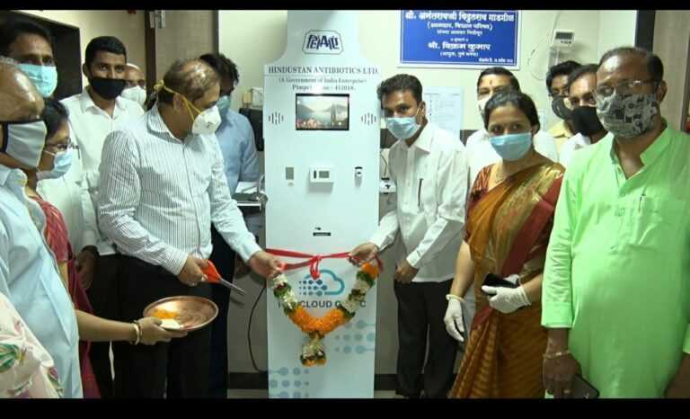महापालिकेच्या पोटे दवाखान्यात हेल्थ एटीएमचे आयुक्त विक्रम कुमार यांच्या हस्ते लोकार्पण