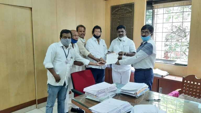 नोंदणी आणि मुद्रांक विभाग कर्मचाऱ्यांच्या आंदोलनास लोकजनशक्ती पक्षाचा पाठींबा