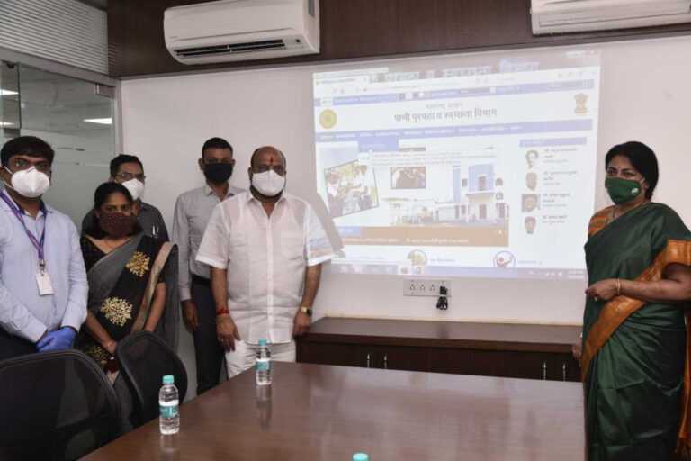 लोकहिताचे निर्णय संकेतस्थळाच्या माध्यमातून गतीने पोहचतील – पाणीपुरवठा व स्वच्छता मंत्री गुलाबराव पाटील