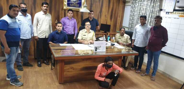 पालगन व पिस्तुल घेऊन फिरणाऱ्या सराईत गुन्हेगारास अटक.