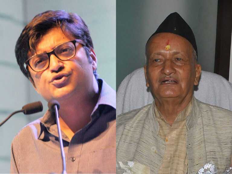 अर्णब गोस्वामी प्रकरणात राज्यपालांची उडी; थेट गृहमंत्र्यांनाच फोन