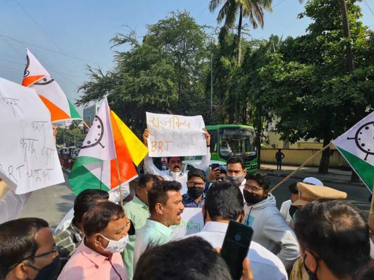 ४ वर्षात १०० कोटीची उधळण केल्यावर बीआरटी पाहणीचे नाट्य कशाला ? -नितीन कदम