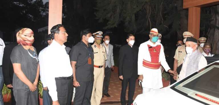 राज्यपाल भगत सिंह कोश्यारी  यांचे आज पुणे येथे आगमन