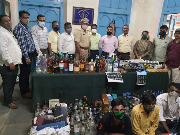 धारावी येथील बनावट विदेशी मद्याचा कारखाना उद्ध्वस्त
