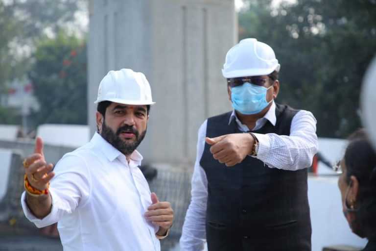 कर्वे रस्त्यावरील नळस्टॉप चौक येथील दुहेरी उड्डाणपुलाचे काम ८० टक्के पूर्ण- महापौर मोहोळ
