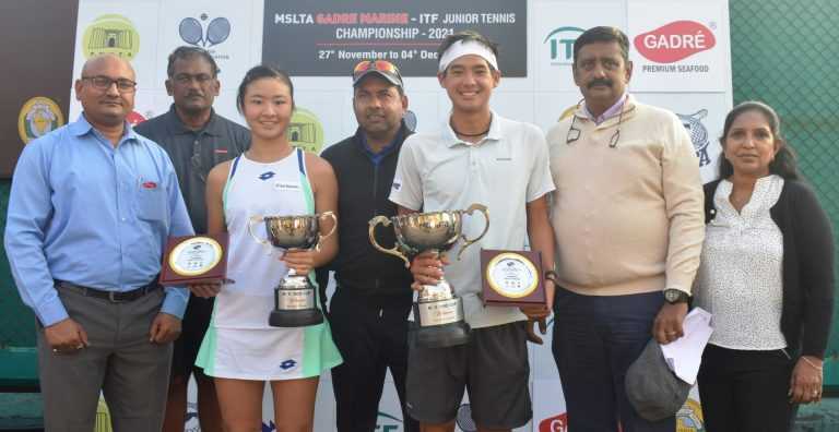 गद्रे मरीन-एमएसएलटीए आयटीएफ ग्रेड 3 कुमार टेनिस अजिंक्यपद स्पर्धेत जपानच्या सारा साईतो हिला दुहेरी मुकुट