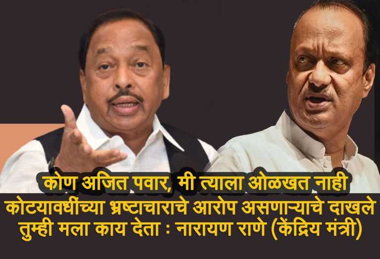 कोण अजित पवार, कोट्यवधीच्या भ्रष्टाचाराचा आरोप असणाऱ्याचे दाखले मला काय देता