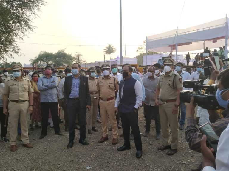 कोरेगाव भिमा जयस्तंभ परिसरास अतिरिक्त पोलीस महासंचालकांची भेट