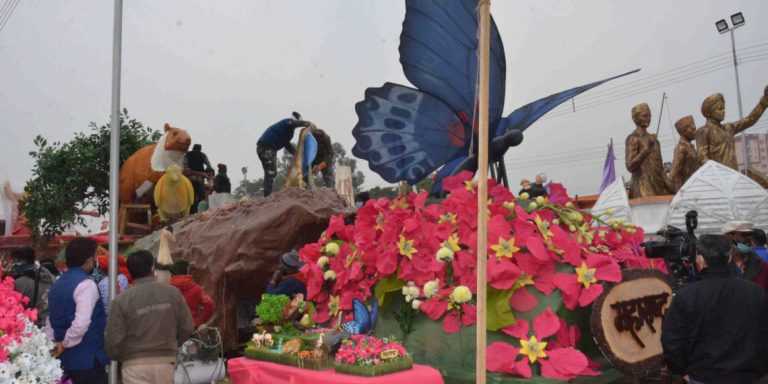 महाराष्ट्राच्या चित्ररथास “लोकपसंती” या वर्गवारीत प्रथम क्रमांकाचा पुरस्कार