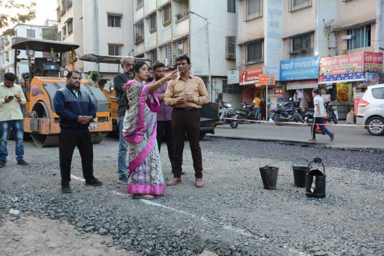 सनसिटी रस्त्याचे रुंदीकरण पूर्ण- वाहतूक कोंडी सुटणार ?