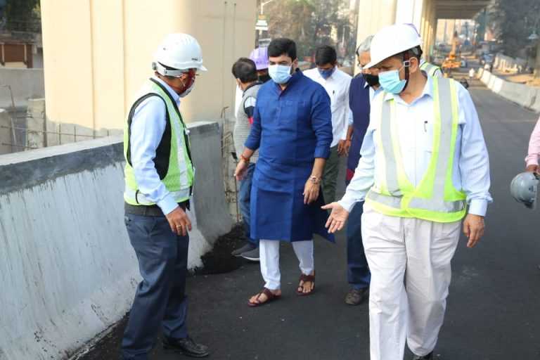 नळस्टॉप येथील पहिल्या दुमजली उड्डाणपुलाचे काम पूर्ण- येत्या पंधरा दिवसांत उड्डाणपुलाचा ताबा महापालिकेकडे