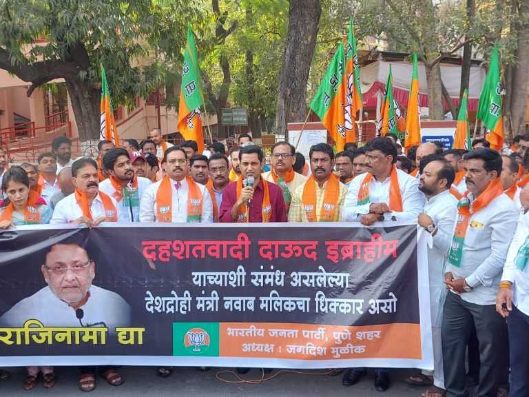 नवाब मलिकांची मंत्रिमंडळातून हकालपट्टी करा : जगदीश मुळीक