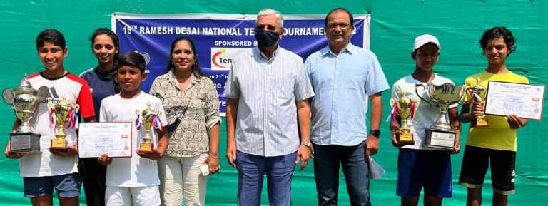 राष्ट्रीय टेनिस स्पर्धेत तविश पाहवा याला दुहेरी मुकुट,मुलींच्या गटात ओडिशाच्या आहान हिला एकेरीचे विजेतेपद