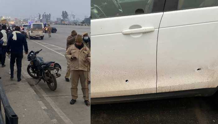 असदुद्दीन ओवेसी यांच्या ताफ्यावर गोळीबार-एकाला अटक