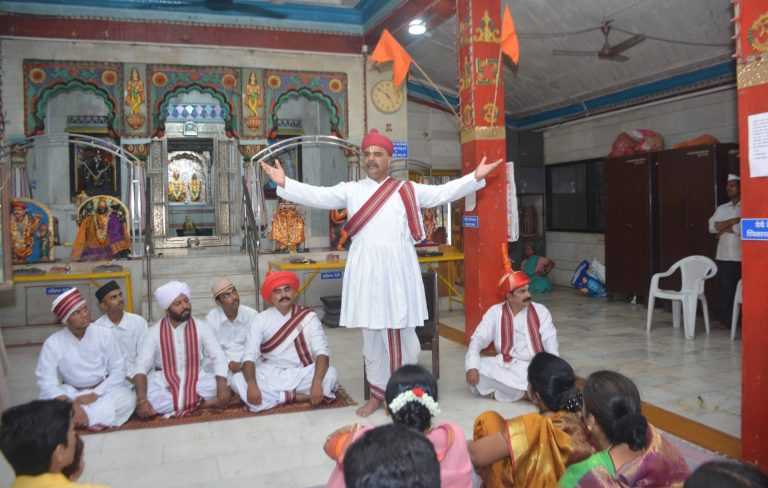 लकडी पूल विठ्ठल मंदिरात नाटयरुपाने अनुभविला स्वातंत्र्यपूर्व काळ