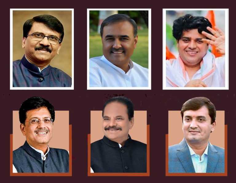 शिवसेनेचे  संजय राऊत, काँग्रेसचे इम्रान प्रतापगढी आणि राष्ट्रवादी काँग्रेसचे  प्रफुल्ल पटेल आणि भाजपचे  अनिल बोंडे, पीयूष गोयल आणि धनंजय महाडिक विजयी