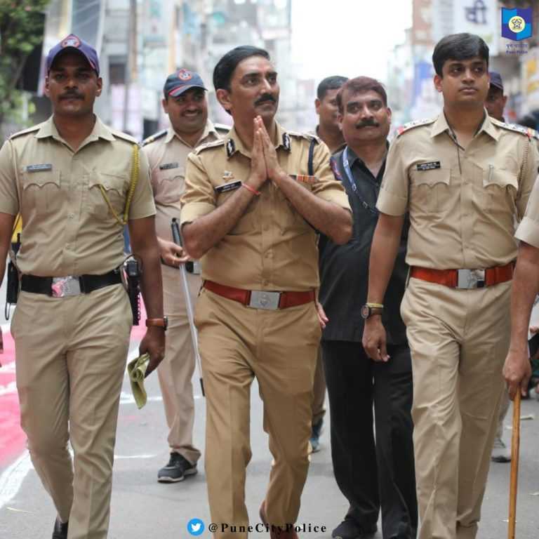 पुण्यातील गणेश विसर्जन मिरवणुकीची अखेर सांगता …