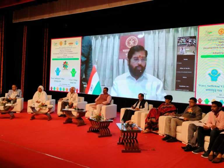 ग्रामविकासाच्या योजनांच्या अंमलबजावणीत शाश्वत उद्दीष्टांचा समावेश आवश्यक-मुख्यमंत्री एकनाथ शिंदे