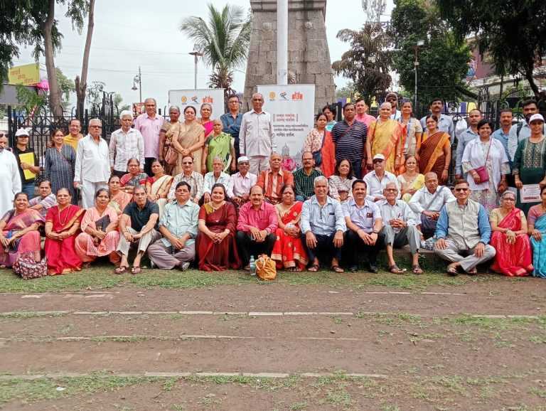 ज्येष्ठ नागरिकांसाठी आयोजित केलेल्या ‘गणपती दर्शन’ सहलीचा समारोप