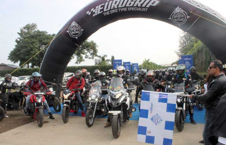 रस्ते वाहतूक सुरक्षा जागृतीसाठी टीव्हीएस युरोग्रीपतर्फे बाईक रॅली