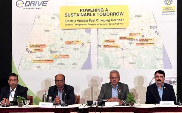 बीपीसीएलने दक्षिण भारतात ईव्ही चार्जिंग स्टेशन्स उभारण्याचा दुसरा टप्पा केला सुरू