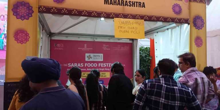 सरस फूड फेस्टिव्हलमध्ये महाराष्ट्रातील खाद्यपदार्थांना खवय्यांची पसंती