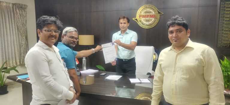 आम आदमी पक्षाच्या प्रयत्नामुळे आज PMPML कंत्राटी सुरक्षाकांना बोनस मिळाला