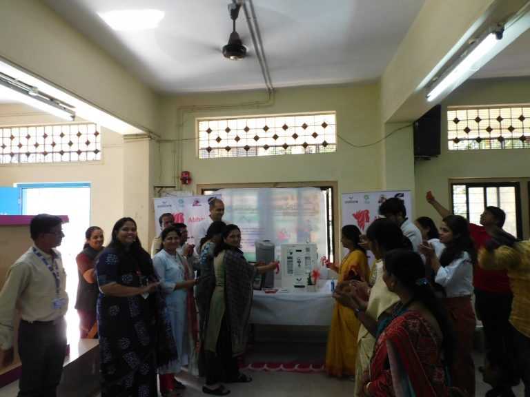 पुणे महानगरपालिका, पॅड केअर, जनवानी संस्था व कमिन्स इंडिया फौंडेशन यांच्या संयुक्त विद्यमाने “अभया-सॅनिटरी वेस्ट डिस्पोजल” प्रकल्पाची सुरवात.