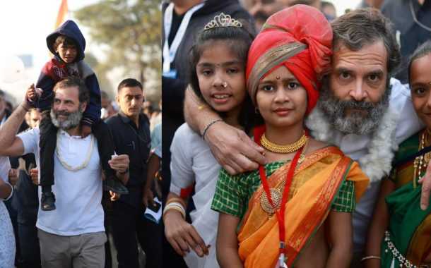 भारत जोडो यात्रा घराघरात पोहोचली ; लहान - थोरांच्या तोंडीही 