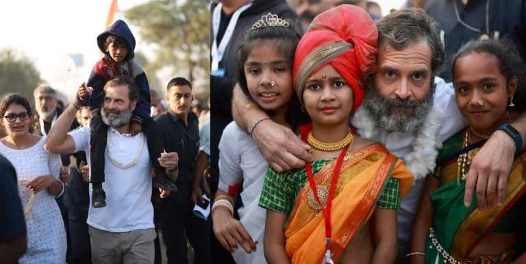 भारत जोडो यात्रा घराघरात पोहोचली ; लहान – थोरांच्या तोंडीही ” नफरत छोडो, भारत जोडो’!