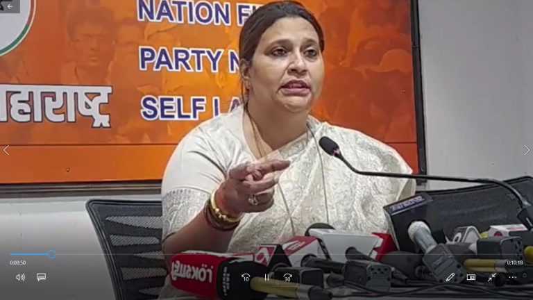 राष्ट्रवादी काँग्रेसची हीच परंपरा आहे का?   रीदा राशीद यांचा सवाल