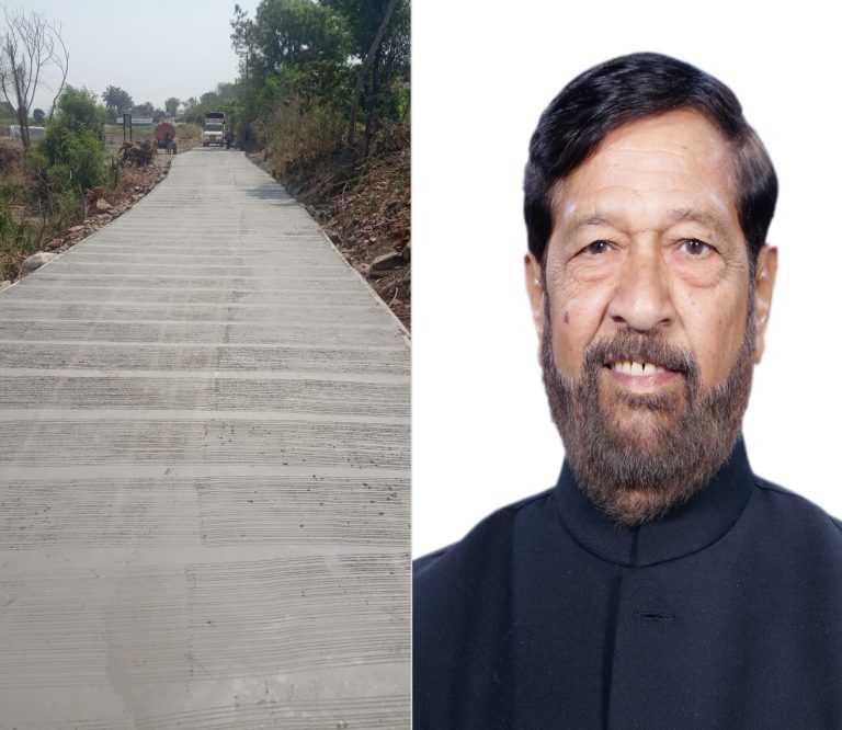 खासदार गिरीश बापट यांच्या निधीतून वडगावशिंदे, दहिवान वस्ती येथे साकवचे काम पूर्ण