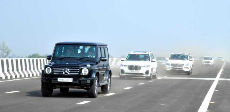 अमरावती जिल्ह्यातील समृद्धी महामार्गाची पाहणी