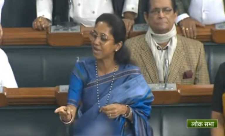 कर्नाटकी मुख्यमंत्र्यांच्या तोंडी महाराष्ट्र तोडण्याची भाषा, हे चालणार नाही! लोकसभेत सुप्रिया सुळे आक्रमक