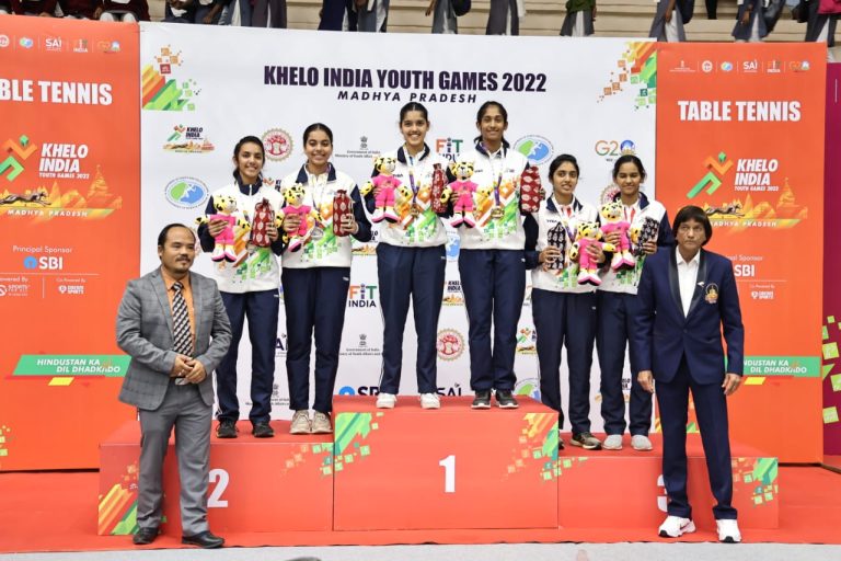 टेबल टेनिस मधील सुवर्णपदकाने महाराष्ट्राचे खाते उघडले