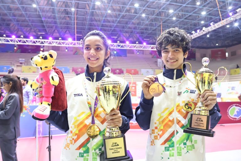 टेबल टेनिस मध्ये तनिषा कोटेचा विजेती, जश मोदी याला कांस्यपदक