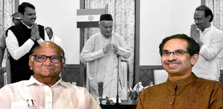 पहाटेचा शपविधी झाला नसता तर उद्धव ठाकरे मुख्यमंत्री झाले नसते : शरद पवार