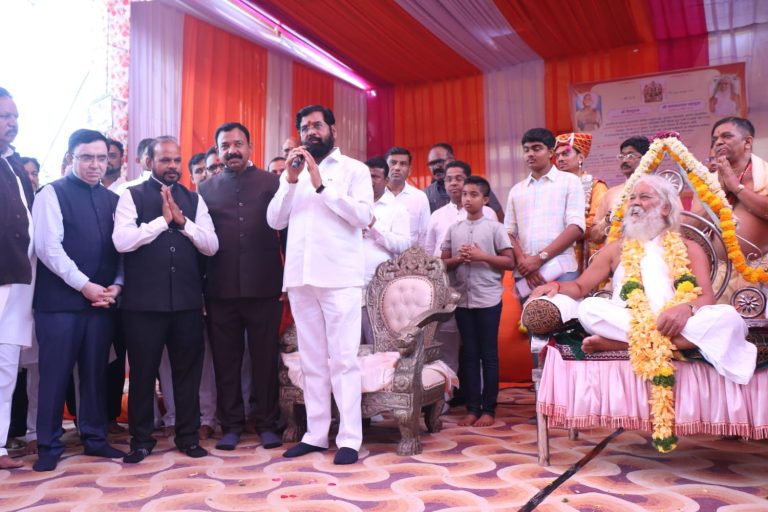 समाज सुधारण्यासाठी सदानंद महाराजांचे विशेष कार्य – मुख्यमंत्री एकनाथ शिंदे
