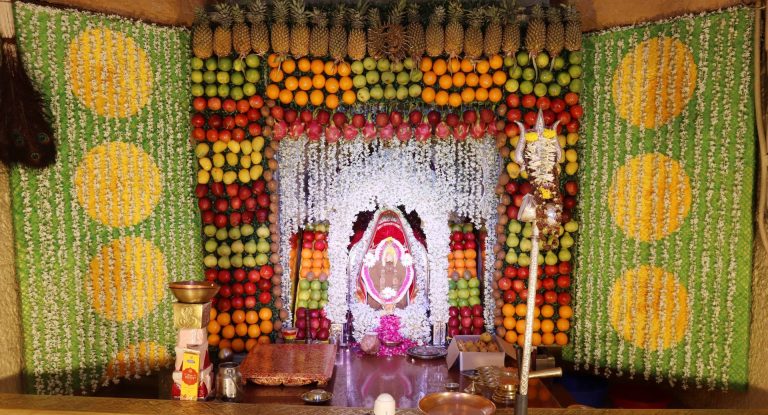 प्राचीन ग्रामदैवत श्री काळभैरवनाथ मंदिरात चंदन उटी व मोगरा उत्सव 