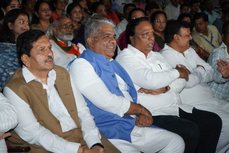 लोकशाहीच्‍या विरोधात षडयंत्र करणा-यांचा बिहारमध्‍येच सुपडा साफ हाईल-केंद्रीय मंत्री भूपेंद्र यादव