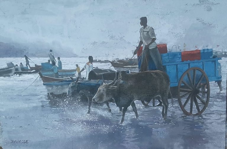 ‘पुणे आर्टिस्ट ग्रुप’ चे पावसाळी चित्रप्रदर्शन १५ ऑगस्ट पासून ३५ कलाकारांच्या शंभर कलाकृतींचा समावेश