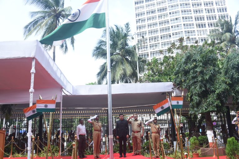 स्वातंत्र्य दिन समारंभाची मंत्रालयात रंगीत तालीम
