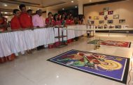 'आदिशक्ती' रंगावली प्रदर्शनात साकारली देवीची विविध रुपे
