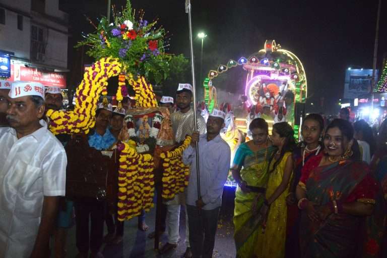 श्री सद्गुरू साईबाबा संस्थेचा पालखी सोहळा उत्साहात